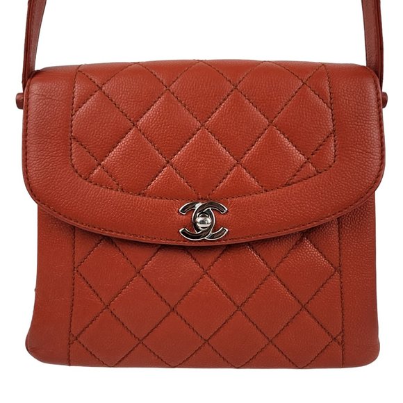 Chanel Matelasse Caviar Leather Shoulder Bag - Picture 1 of 16